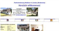 Desktop Screenshot of ferienwohnung-lindau-messmer.de