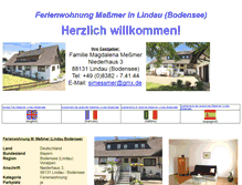 Tablet Screenshot of ferienwohnung-lindau-messmer.de